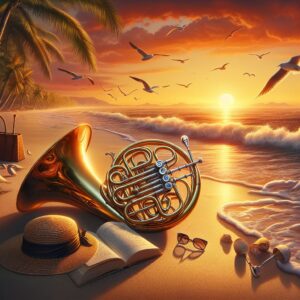 Horn am Strand